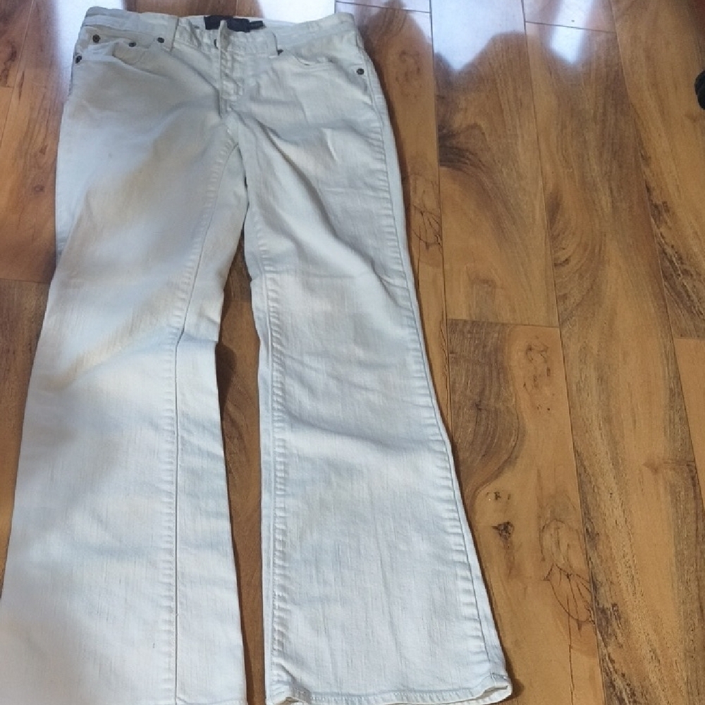 Madewell Women's White Flared Jeans size 2 - Picture 6 of 6